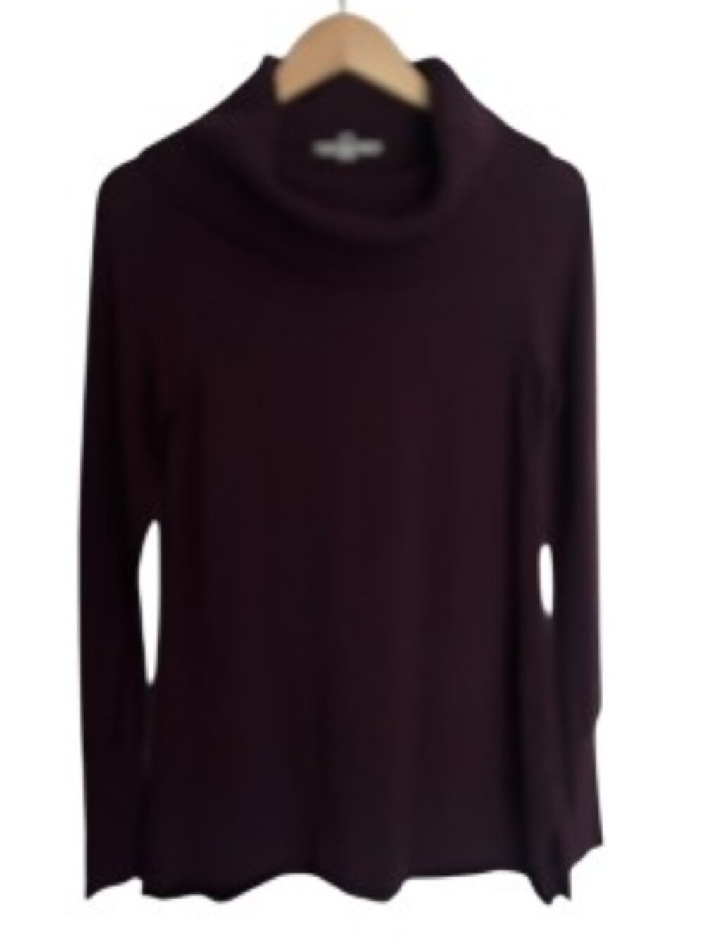 Smartwool Burgundy Merino Wool Blend Cowl Neck Sweater Medium